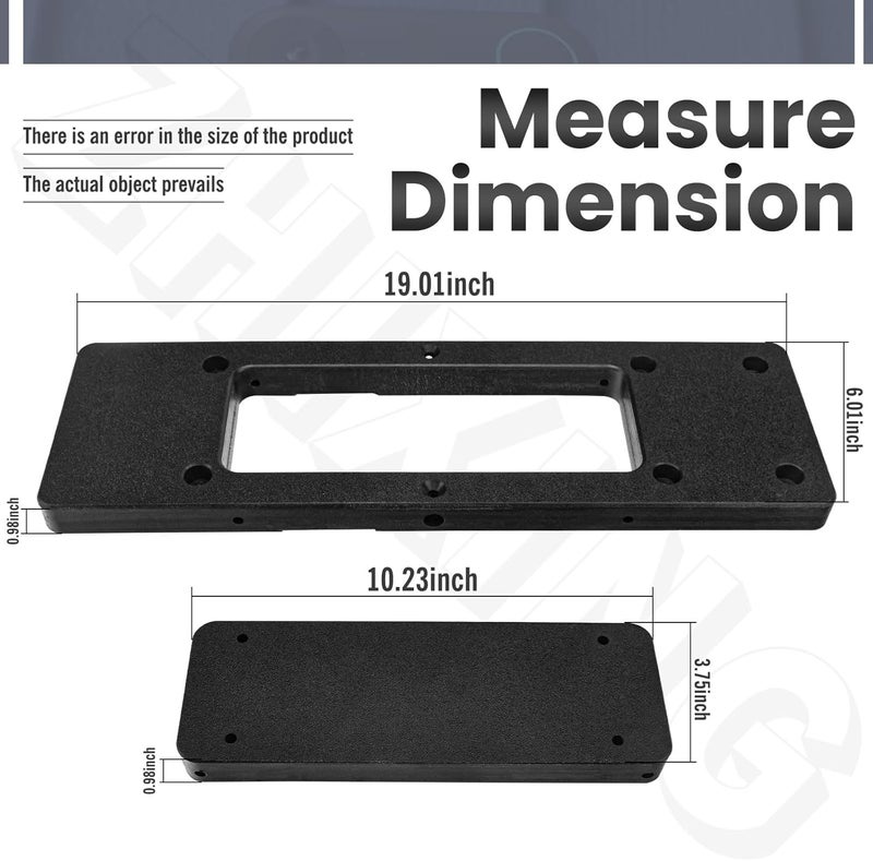 ZHIXING 1854023 MKA-23 Composite Quick Release Bracket Compatible with Ul-trex, Maxx-um, Ed-ge, Fortr-ex, Ripti-de Trolling Motors with Accessories Easy to Remove and Install - Image 2